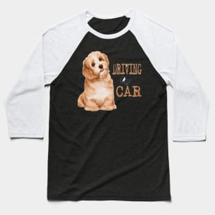 Dogs driving a CAR Baseball T-Shirt